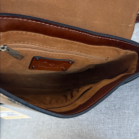 Patricia Nash European Map Print Velledoria Crossbody Bag - Picture 5 of 12